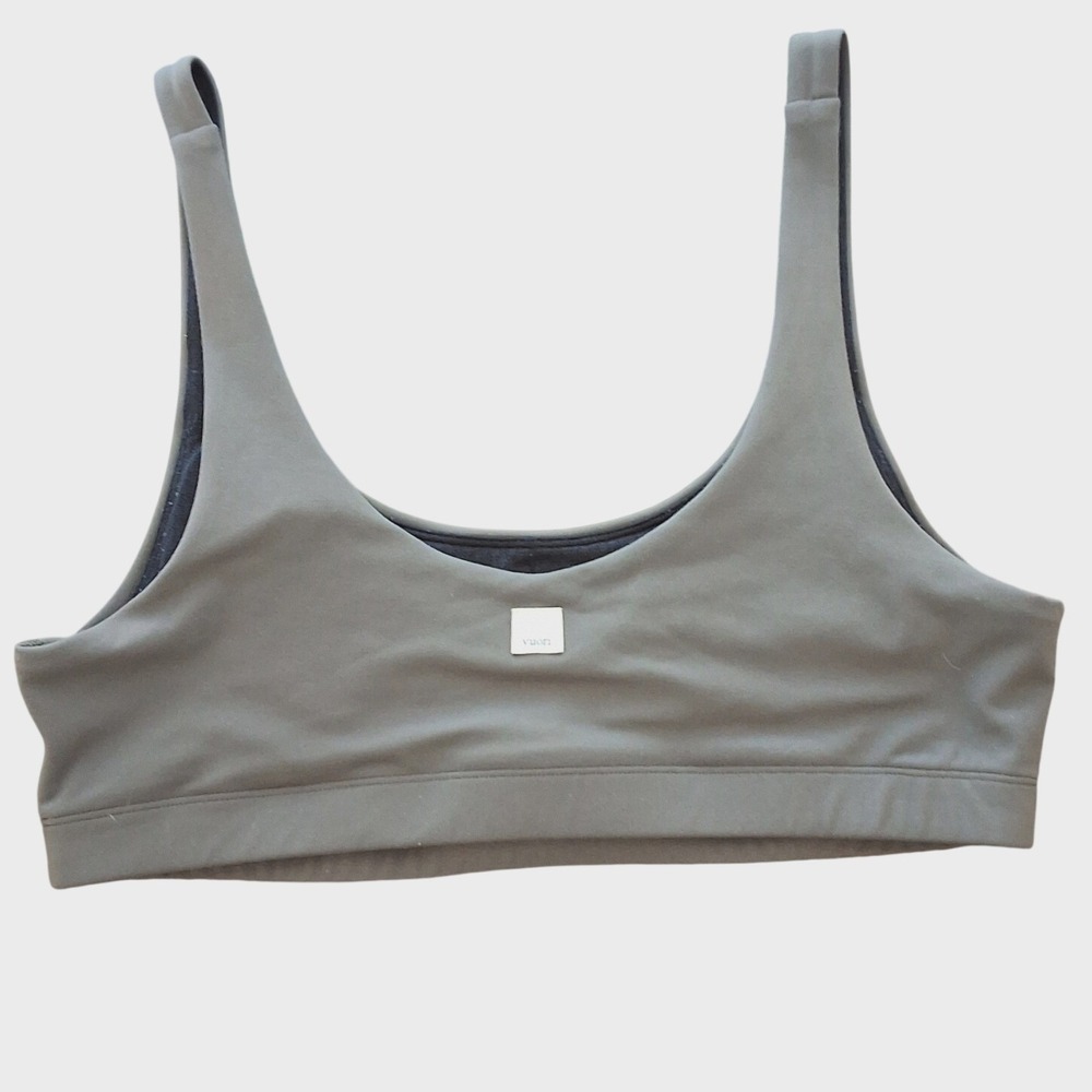 Vuori The Rise The Shine Womens Sports Bra Large Dark Olive Activewear - Picture 2 of 4